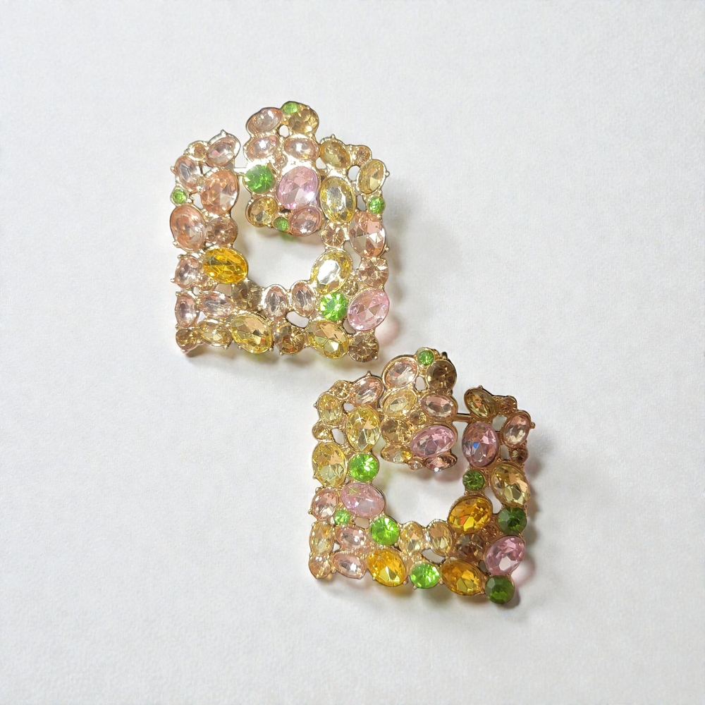 Colorful Hoop/Stud Earrings